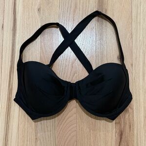 Calvin Klein Black Bathing Suit Top